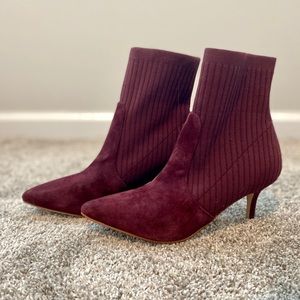 Burgundy dress boot!